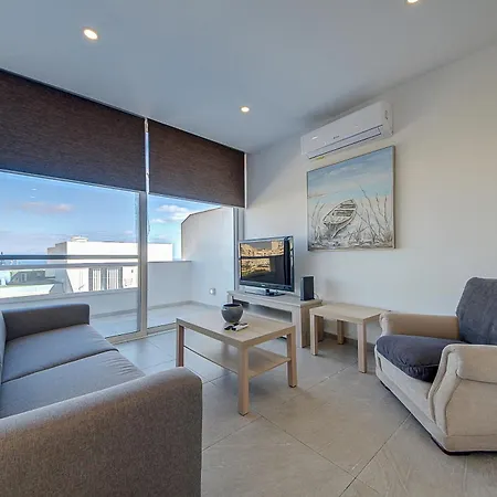 Apartmán Two Bedroom With Private Rooftop Jacuzzi Mellieha 360 Estates *