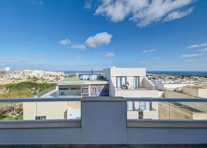 Two Bedroom With Private Rooftop Jacuzzi Mellieha 360 Estates Apartment *